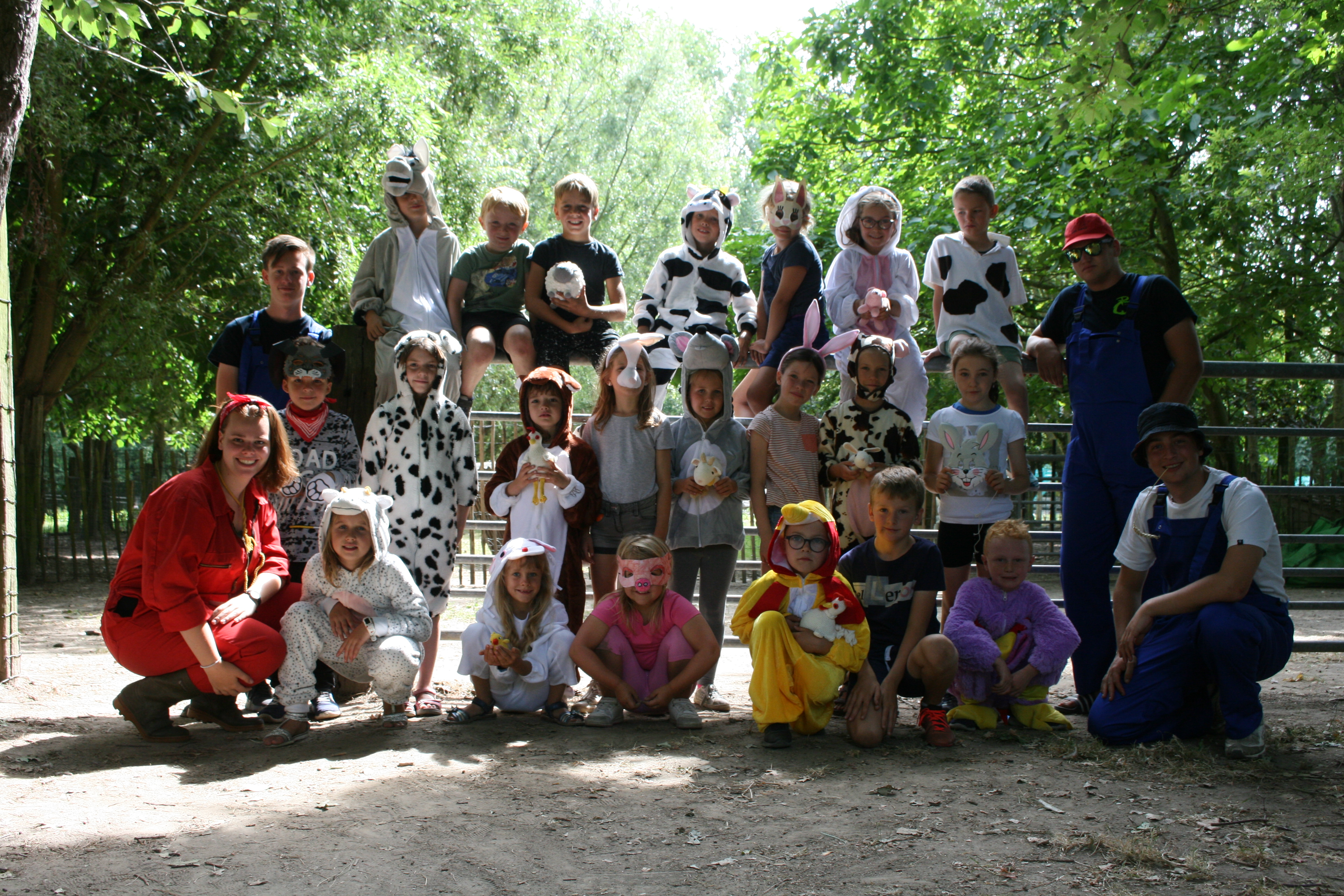 Groepsfoto Speelclub kamp Ronse 2019 Chiro Rif-Raf Kokejane