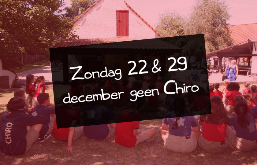 Planning komende chirozondagen